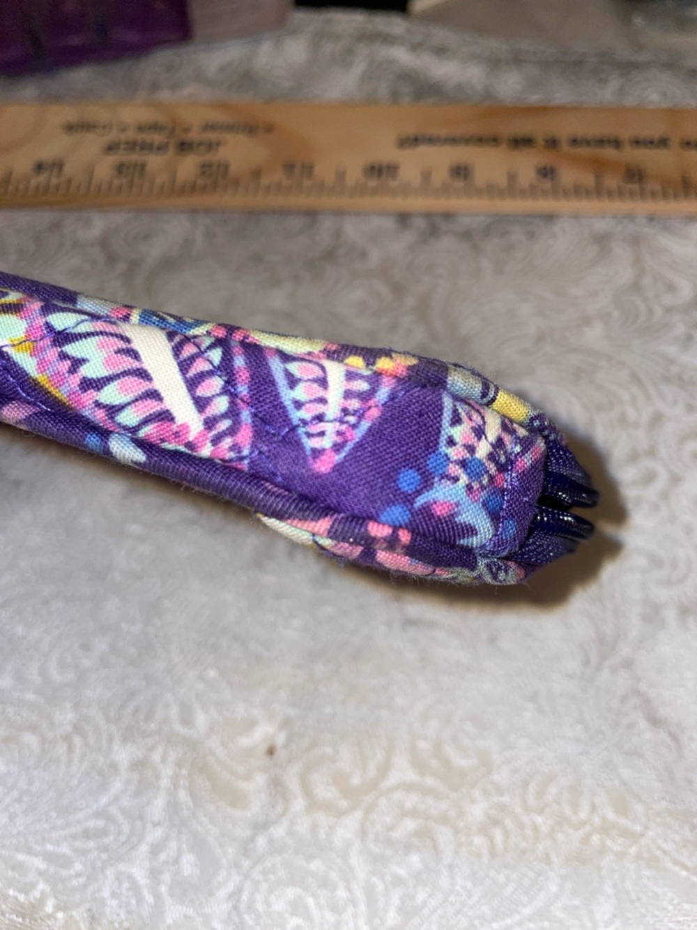 Vera Bradley Floral Wristlet Wallet - Purple - Picture 11 of 16